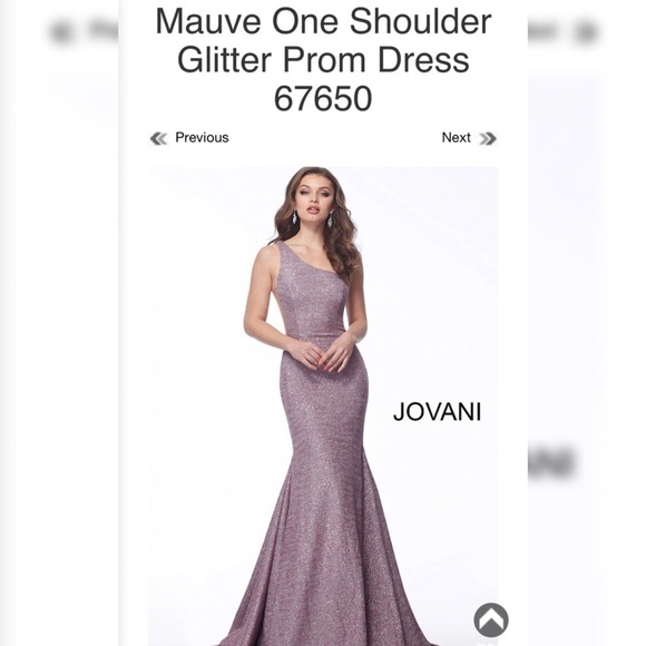 Jovani Glitter Prom Dress - Picture 2 of 4